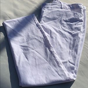 Worthington Slim Fit Size 14 White Pants